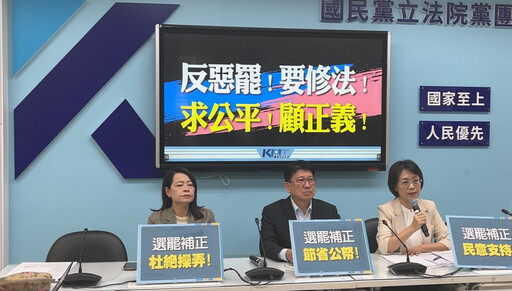 提修《選罷法》高於當選票數才通過罷免 國民黨立院團籲民進黨團理性討論