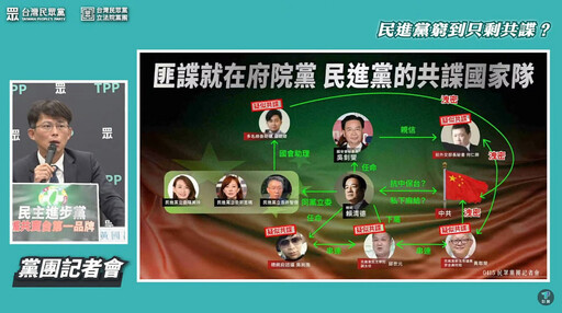 綠營官員幕僚接連涉入共諜案 民眾黨立院黨團轟民進黨無恥無擔當