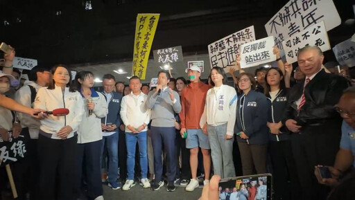 現身北檢響應國民黨抗議 蔣萬安表態個人行為會承擔 喊「立院應推動倒閣」