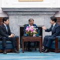 接見前經產大臣西村康稔訪團 賴清德盼與日本早日洽簽經濟夥伴協定