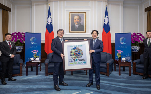 接見世衛行動團 賴清德重申:台灣願為世界公共衛生健康人權做出貢獻