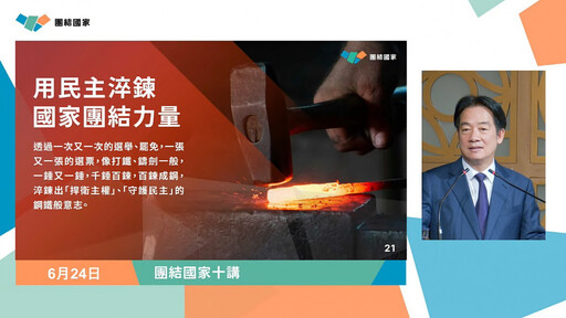 「團結國家十講」提團結 民眾黨:賴清德搞大罷免又要全台團結,邏輯看不懂