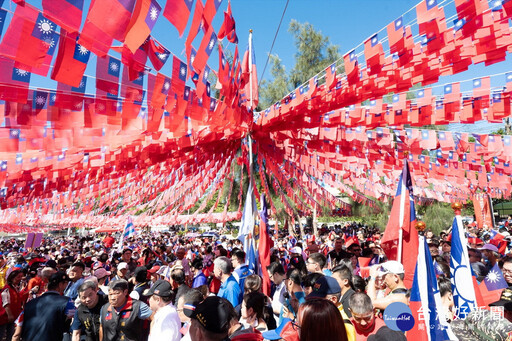 桃園國旗屋升旗典禮 張善政:團結一心為國打拚