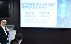 近1年有10件一貫道道親赴中遭拘禁 羅文嘉籲：信眾應避免赴中