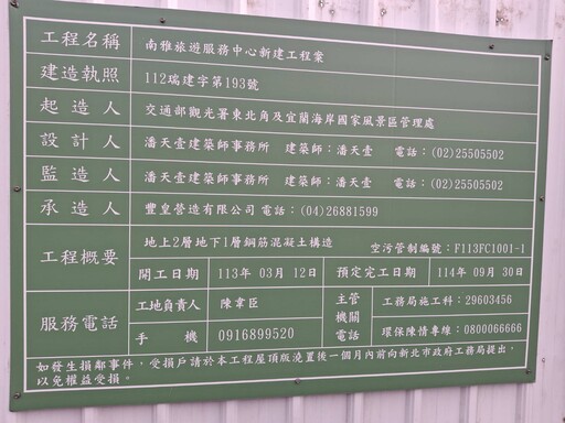 「南雅旅遊服務中心新建工程」工安事件 黃仁︰盡速釐清肇責還給亡者一個公道