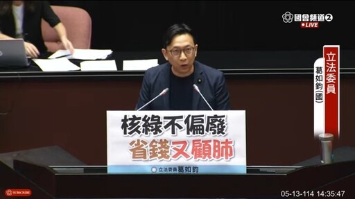 立法院60:51三讀通過《核管法》修正案 葛如鈞:非強推延役而是多一項選擇權