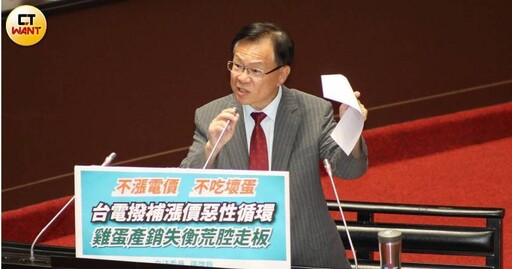 超思進口雞蛋案偵結起訴 張啓楷強烈抗議「抓小放大、辦民不辦官」