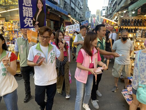 綠議員、立委桃園夜市掃街宣講 催同意罷免票盼翻轉國會亂象