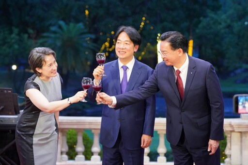 酒會歡迎慶賀團 賴清德：持續壯大台灣維持區域和平