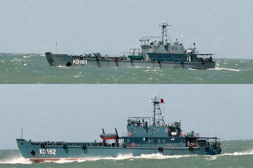 中國補給船首度侵入金門海域 停留40分鐘遭海巡艇驅離