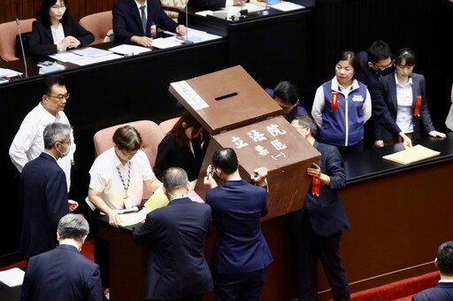 快訊／國會改革覆議案遭否決 反對62票、贊成51票