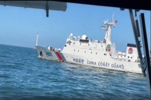 中國海警船本月第3度侵擾金門水域 海巡署調度巡防艇應對驅離