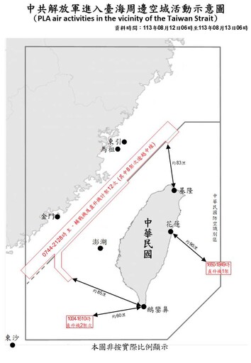 來挑釁？我國F-16戰機升空迎接奧運英雄 16架次解放軍機四面圍台