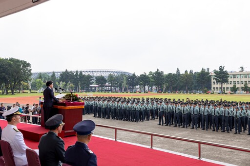 首度主持三軍士官新生開學 賴清德：面對中國威脅更要對國家忠誠