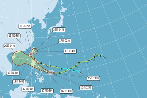 輕颱天兔明登陸南部 強度減弱但「這2地」仍須慎防豪雨