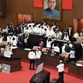 國民黨團突襲審「罷免連署加嚴」 朝野爆發衝突後散會