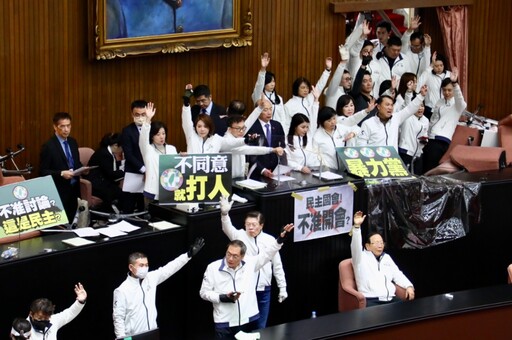 藍白強渡3大法案 4在野黨聯合聲明譴責「踐踏民主程序」