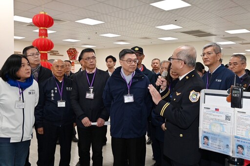 卓榮泰首次視察金門 當陳玉珍面心疼海巡潛艦預算被刪