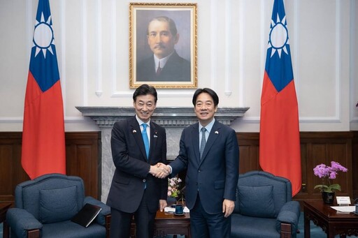 日本前經濟產業大臣拜會賴清德 西村康稔:台灣有事等於世界有事