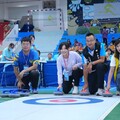 新竹地板冰壺賽熱鬧開打 高虹安首度開壺命中紅心