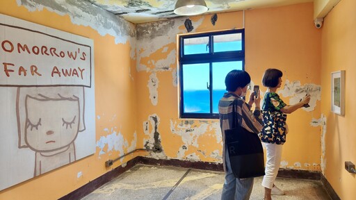 日本藝術家奈良美智來台巡展 賴清德:感謝慷慨為台灣作畫