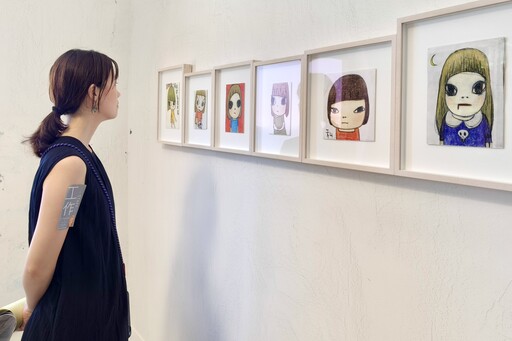 日本藝術家奈良美智來台巡展 賴清德:感謝慷慨為台灣作畫