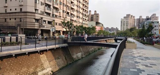 重塑水岸景觀 台中梅川水岸段工程完工