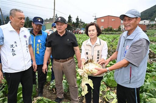 林縣長勘查農損 建請中央逕予公告現金救助