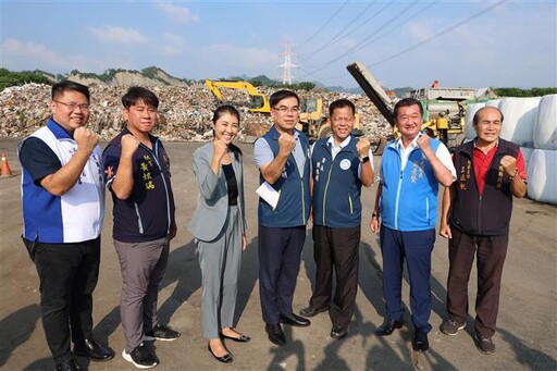 彭啟明視察垃圾山移除成果 力挺南投建再生能源