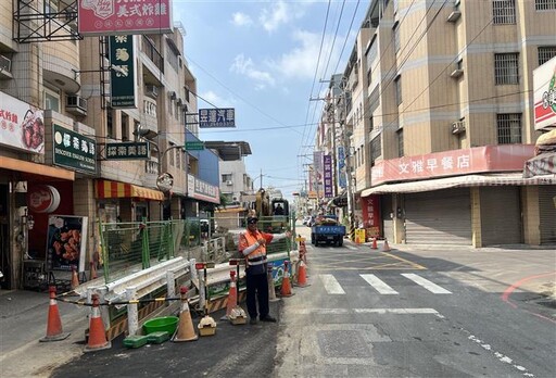 台中大雅區中山北路雨水下水道施工 改善淹水