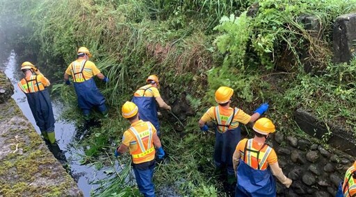 因應颱風 臺北市環保局加強溝渠巡檢 整備防災