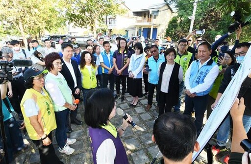 立院考察 王惠美爭取打通八堡圳水岸自行車道