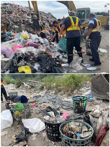 南投市垃圾遭退運 市公所嚴查垃圾破袋稽查
