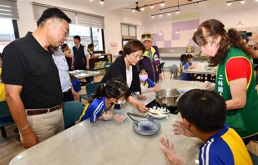 彰化打造食農教育 二林國小蔗里美食堂啟用