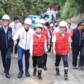 台中霧峰暗坑巷災損 盧秀燕前往關心搶修進度