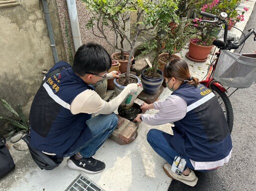 梅雨季防登革熱 中市環保局籲落實「巡倒清刷」防堵登革熱