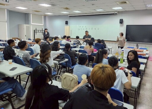 僑光科大舉辦端午國際交流活動 產學班境外生體驗文化學華語