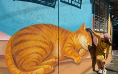 後巷彩繪新風貌 海底世界與花卉奇景