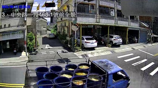 廚餘桶未加蓋密封 中市環保局加強廚餘載運稽查