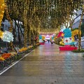 新北市府廣場人行環境改善 歡樂耶誕城增添色彩