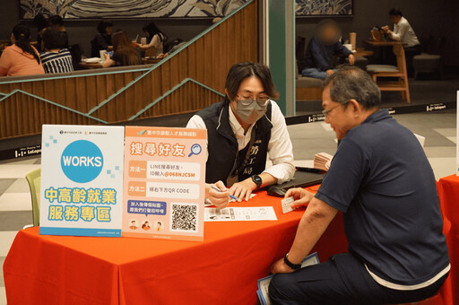 中市府攜手LaLaport台中購物中心聯合徵才 現場媒合率達6成