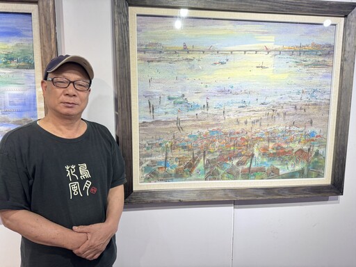 黃運祥厚工水彩獨特創作在蕭如松藝術園區展出