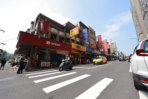 基隆行人友善再升級 改善新豐街危險路口