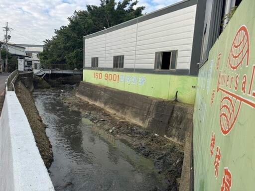 確保水路順暢 中市水利局汛期前完成清淤作業