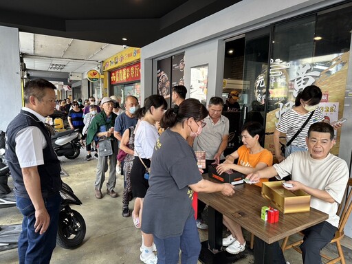 物調券熱力爆棚!假日兌換人潮再翻倍 中市經發局:感謝各界合作振興庶民經濟