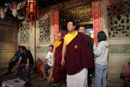 薩迦派第43任掌教法王參訪北港朝天宮 媽祖慈悲如觀音殊途同歸