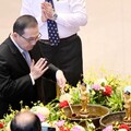 侯友宜至法鼓山禮佛、浴佛 分享「三大願力」盼國泰民安