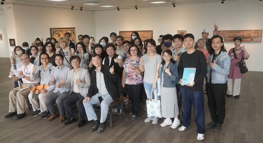 古今筆觸交織島嶼美學──霍凱盛駐村華梵展新視界