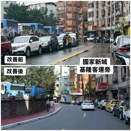 基隆國家新城人行環境改善四部曲 破解巷弄停車電箱障礙 打造安全通學步道