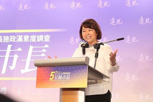 黃敏惠三度獲「五星市長」肯定 嘉義市施政滿意度全台第二